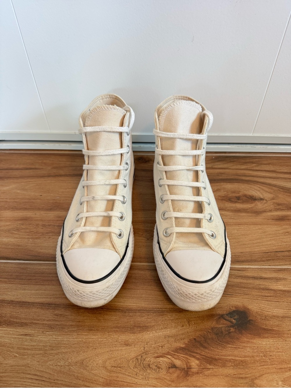 Converse Women's Off-White High-Top Sneakers